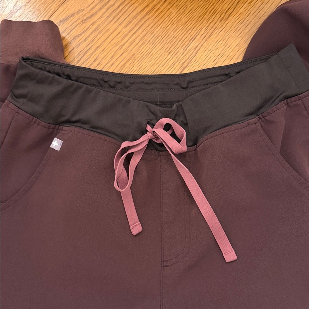 Figs Espresso High-Waisted Jogger Pants - Picture 2 of 4
